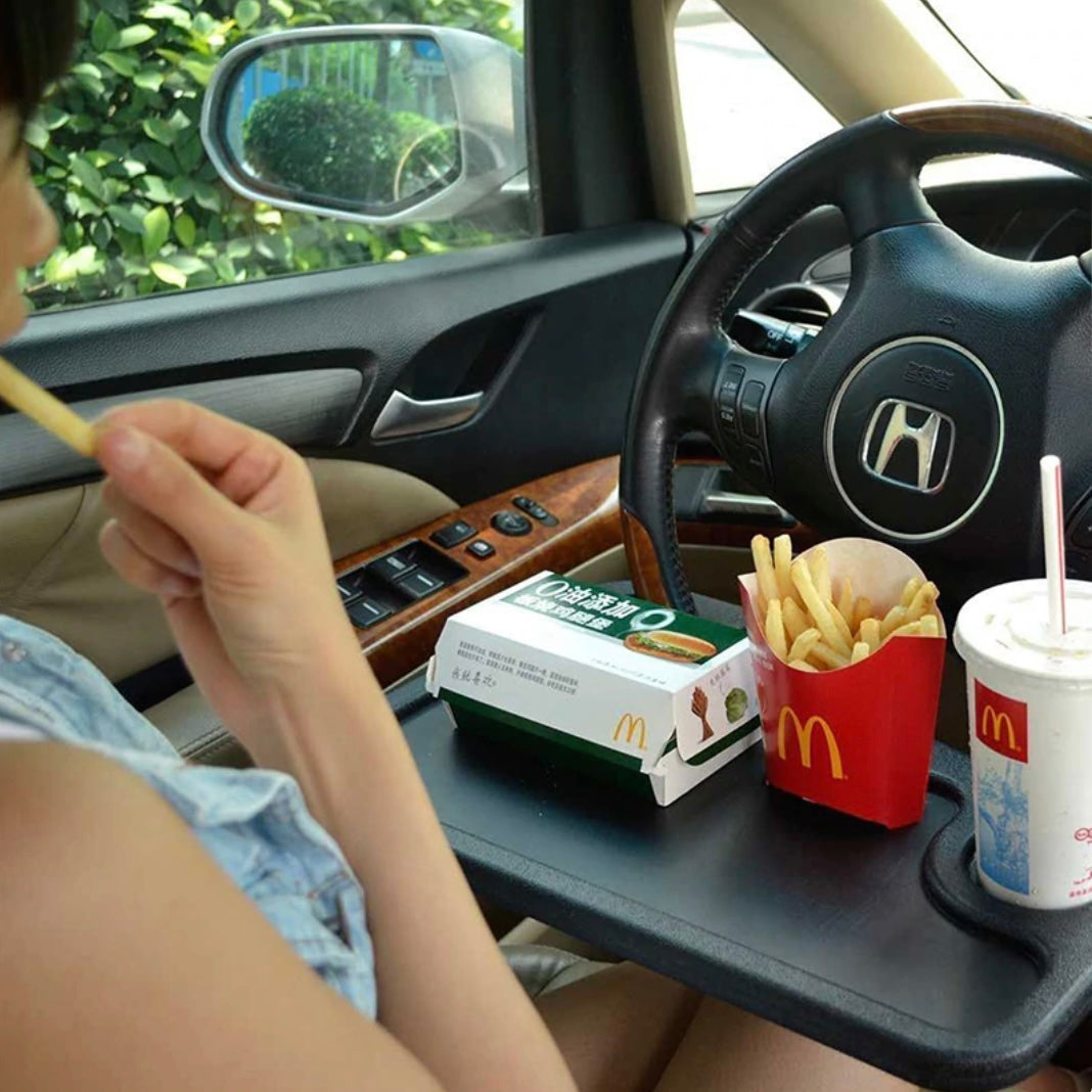 TICARVE Car Tray for Eating Steering Wheel Tray Truck Steering